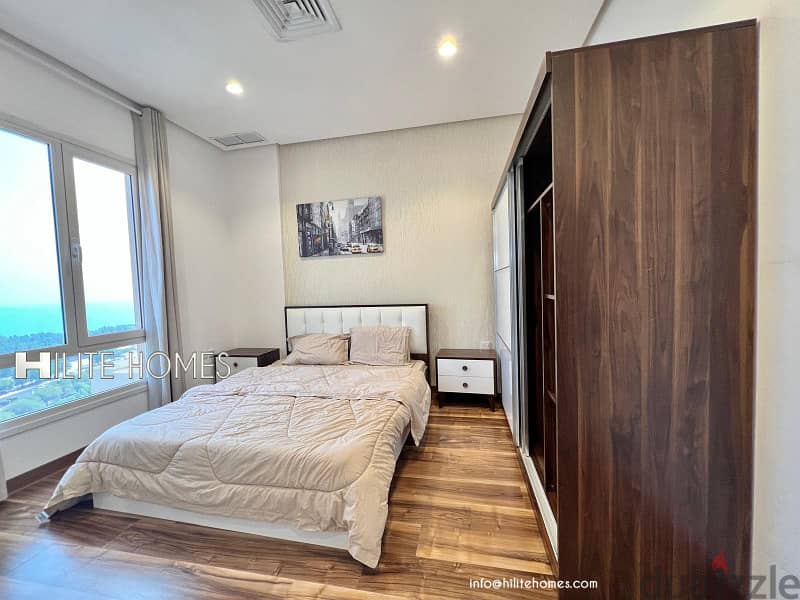 One Bedroom Fully Furnished Sea View Apartment for rent in Fintas 6