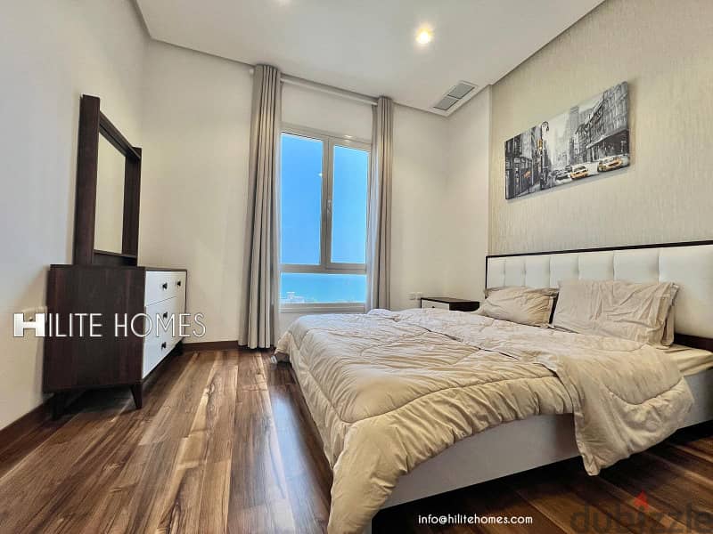 One Bedroom Fully Furnished Sea View Apartment for rent in Fintas 7