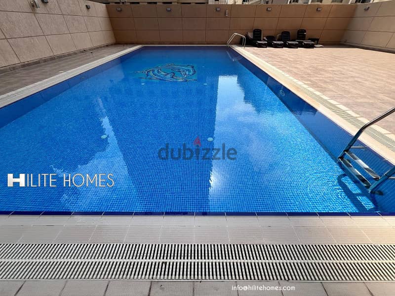 One Bedroom Fully Furnished Sea View Apartment for rent in Fintas 8