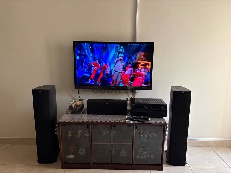 Home Audio-Video system (Onlyo receiver, Polk Speakers, Sony TV) 1