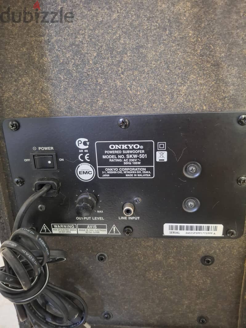 onkyo 8 inch subwoofer 4