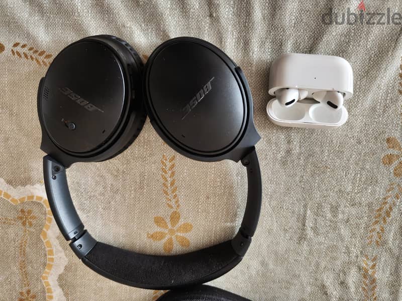 Bose QC 35 and airpods pro 1