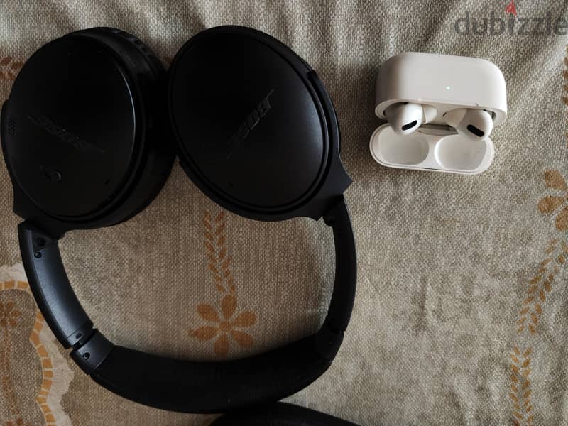 Bose QC 35 and airpods pro 3