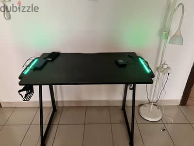 Computer table with LED light for sale