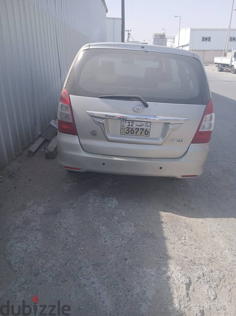 oyota Innova 2.7 G (2014 Model) 2