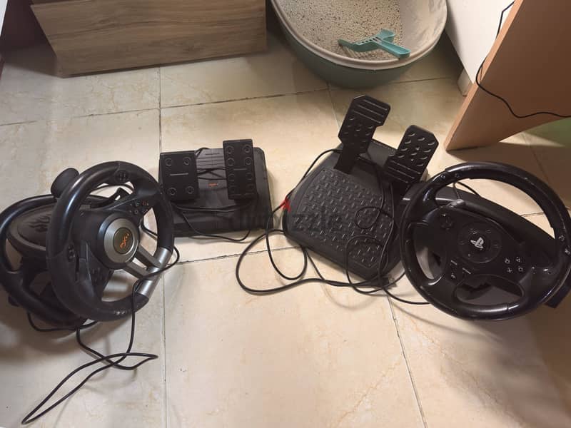 Thrustmaster T80 and PXN steering wheel 20kd for both 5
