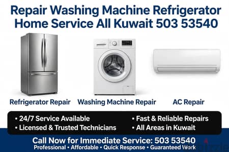 Rapair washing machine home Sarvies Salmiya