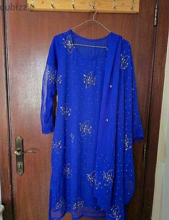 2 brand new stitched embroidered dresses - Only shirts & dupattas sets 3