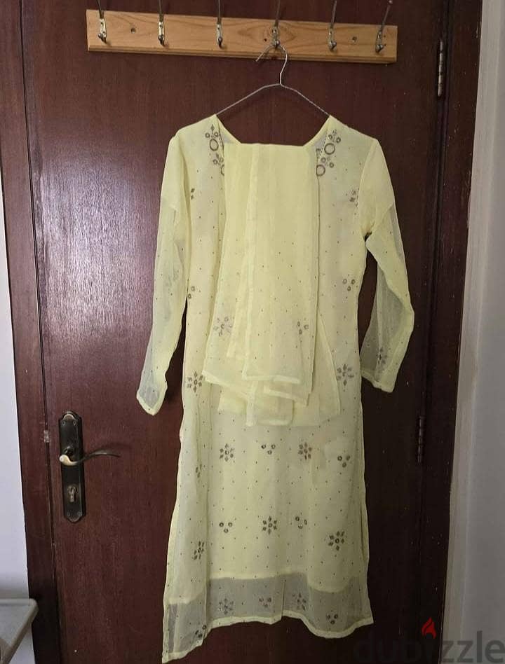 2 brand new stitched embroidered dresses - Only shirts & dupattas sets 6