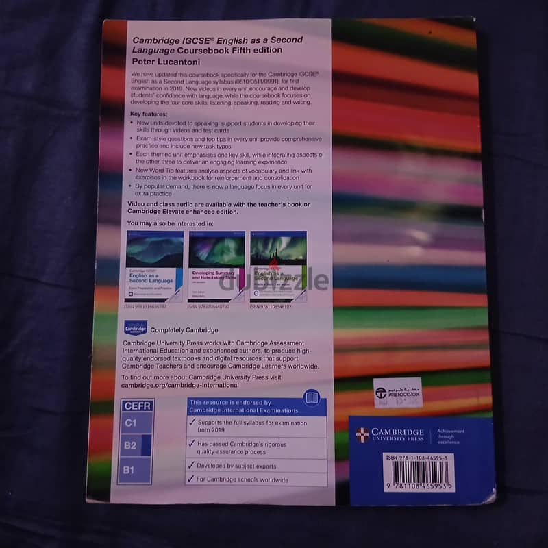 Cambridge IGCSE English as a Second Language Course Book and Workbook 1