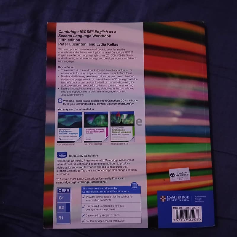 Cambridge IGCSE English as a Second Language Course Book and Workbook 3