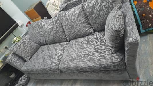 2 piece IKEA Neat and Clean Sofa Set with Cushions