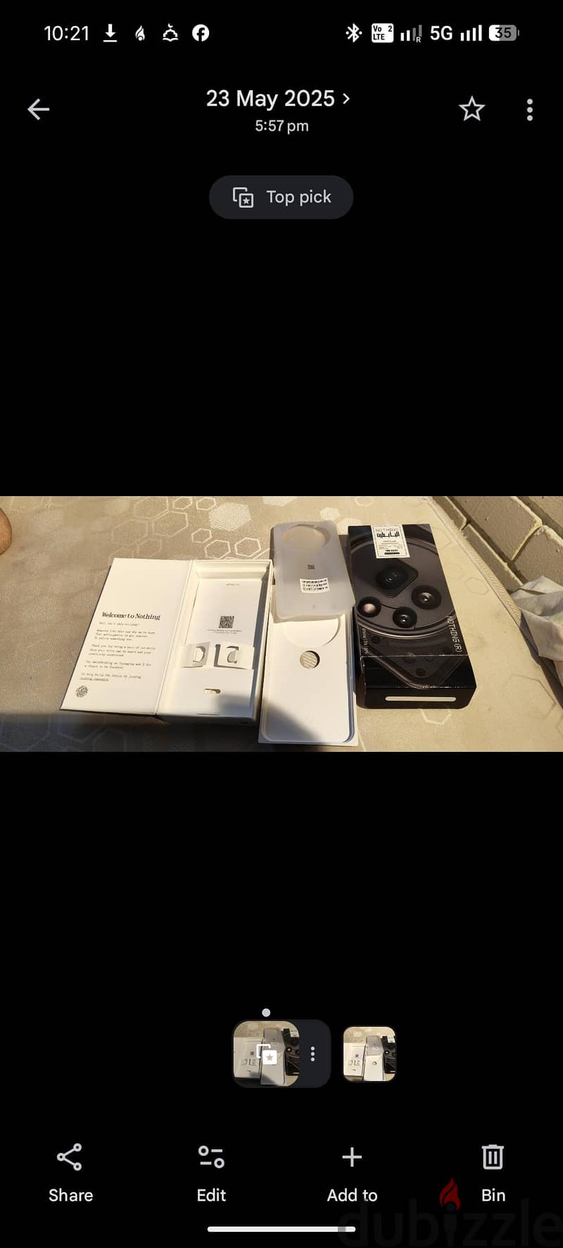 Nothing phone 3A PRO . 256gb. Box. and cable. black colour 2