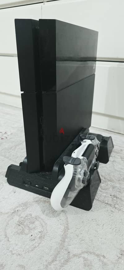 PS4 with accessories