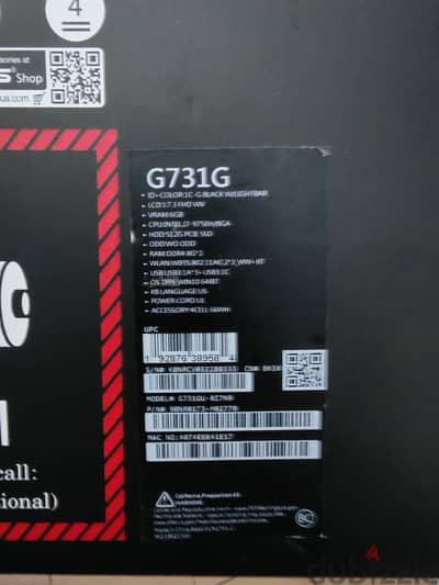 ROG gaming laptop