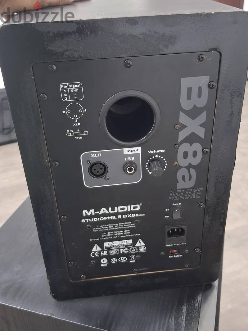 m audio 8 inch pawerd studio monitor 1
