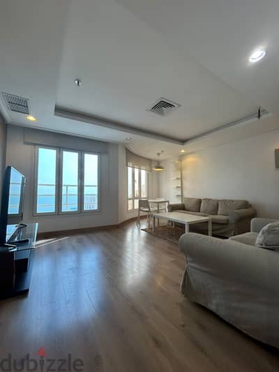 Furnished Apartment with a Sea View for Rent in Salmiya