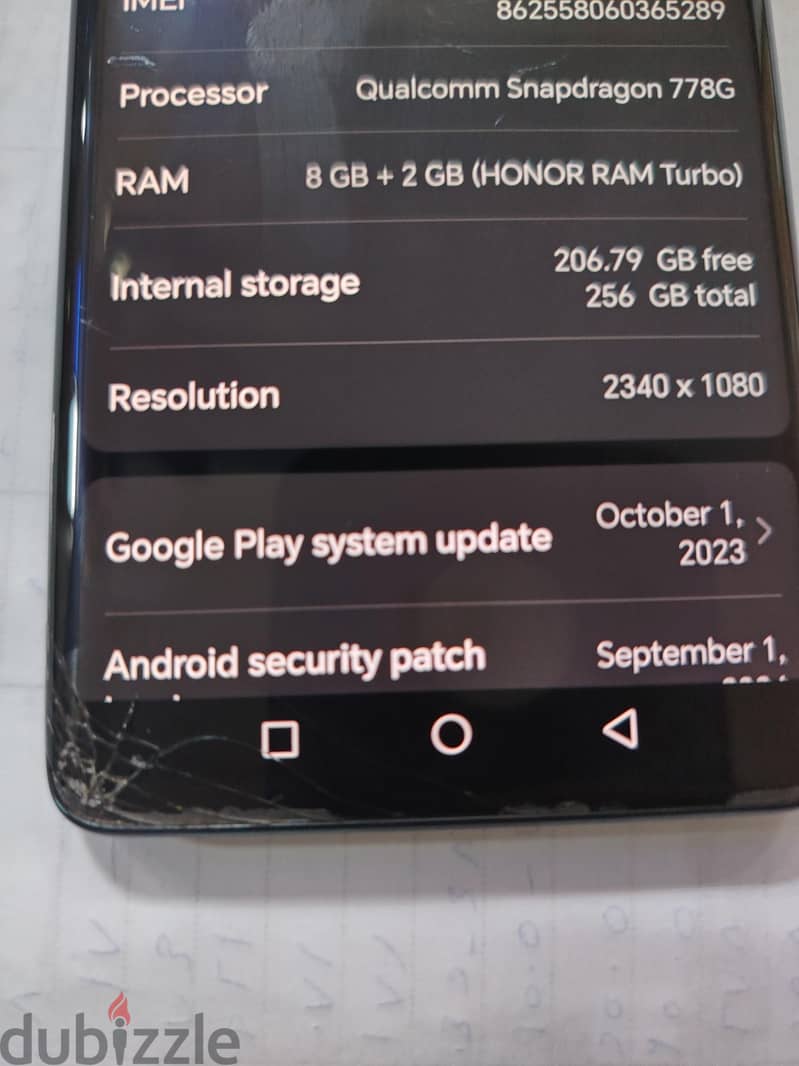 honor 50 have small scratch under the screen 3