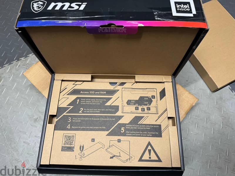MSI Raider 16 Max 16"OLED Ultra 9 Nvidia RTX 5080, 32GB RAM 1TB SSD 2
