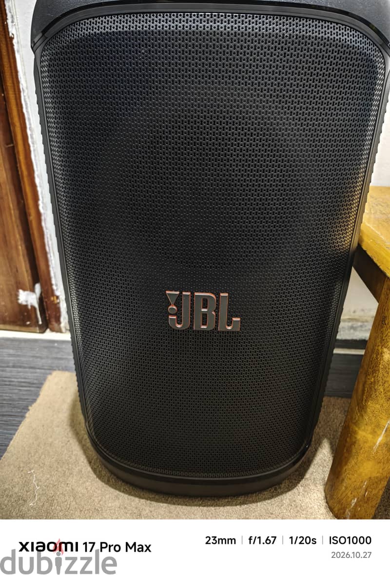 سماعه JBL بارتي بوكس 520 استخدام شهر مع الحامل والكرتون والشاحن 1