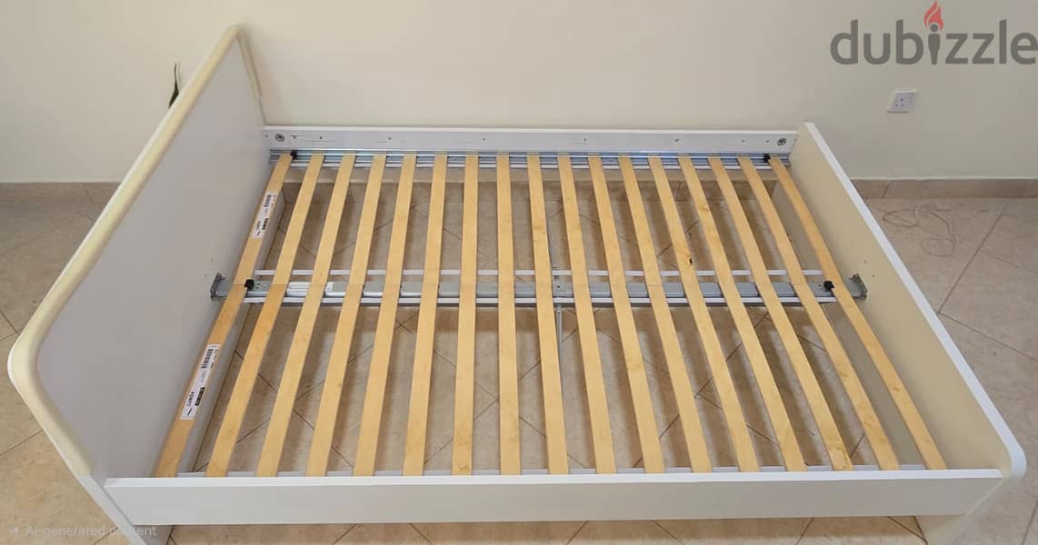 Selling a beautiful IKEA bed frame in white! 1