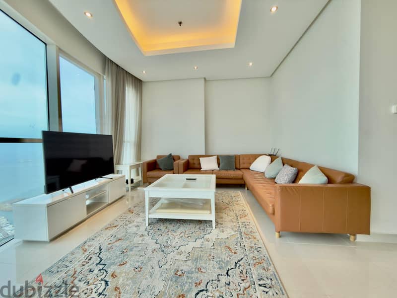 Elegant Three Bedroom Sea View Residence in Shaab 8