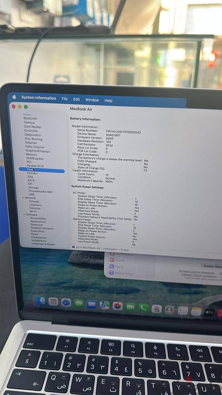 RAM 16GB stroge 256GB recycle 12 battery health 100 8
