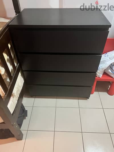 4 drawers chester/stowage as like as new for sale