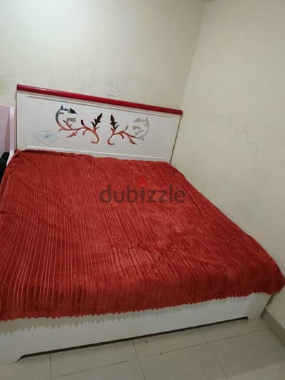 Double Cot Bed & Mattress sale
