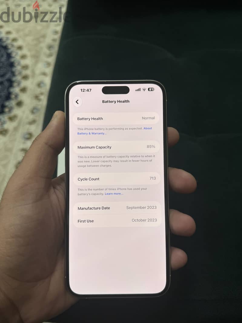 Apple - iPhone 15 Pro Max 256 GB in neat and clean condition 7