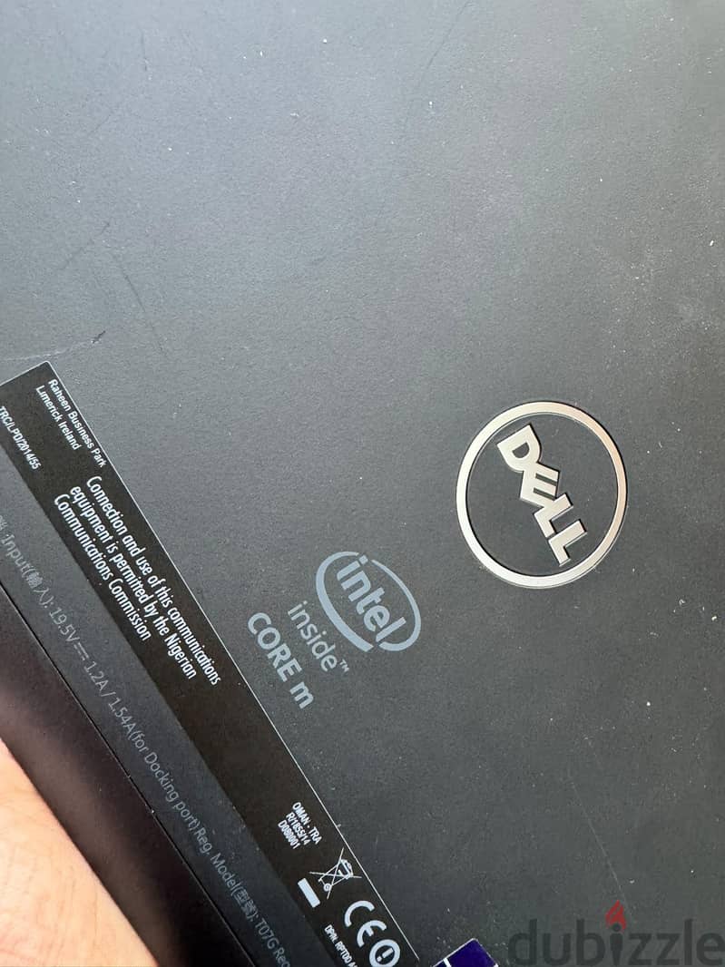 Dell Tab window  Intel core M Ram 4Gb SSD 128Gb 3