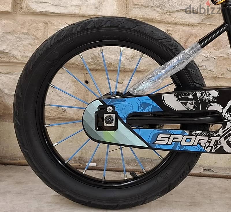 Selling bike SPORT size 16inch with support wheels 4