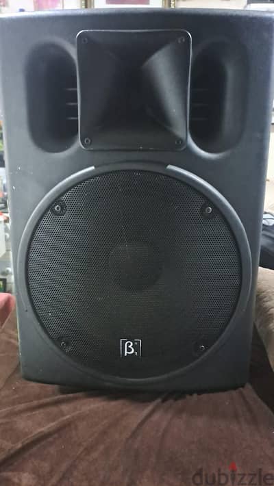 beta3. pawerd speaker. 15 inch.