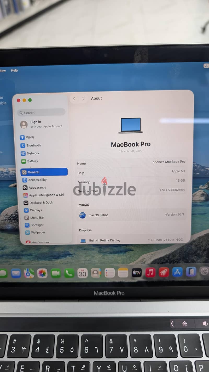 Apple MacBook pro m1 256GB/16GB 1