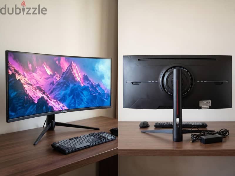 34" Curved Gaming & Work  Monitor 1