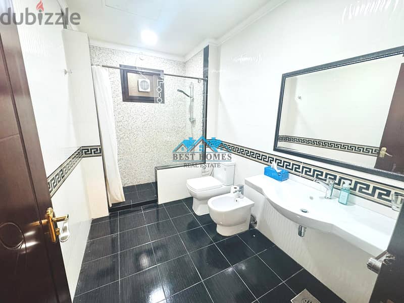 Elegant 4 Bedroom Sea View Apartment with Balconies & Pool in Fintas 2