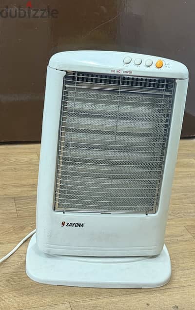 Sayona halogen room heater