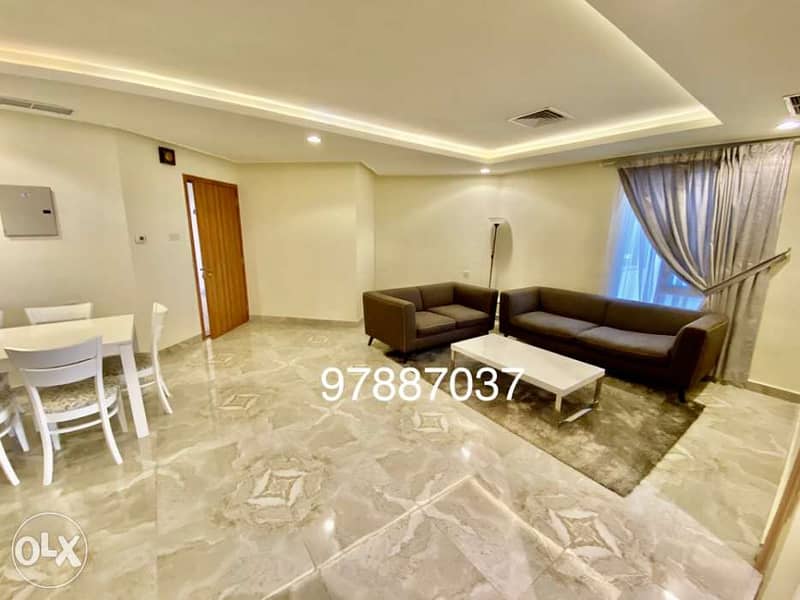 fully furnished one BR apartment in fintas with gym 0