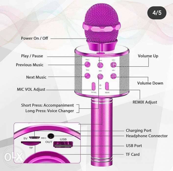Wireless Bluetooth Karaoke Speaker 3