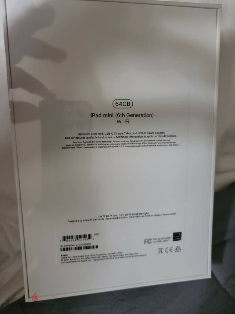 **OFFER** BRAND NEW Apple iPad mini 6th Gen. 64GB, Wi-Fi, 8.3 in 1