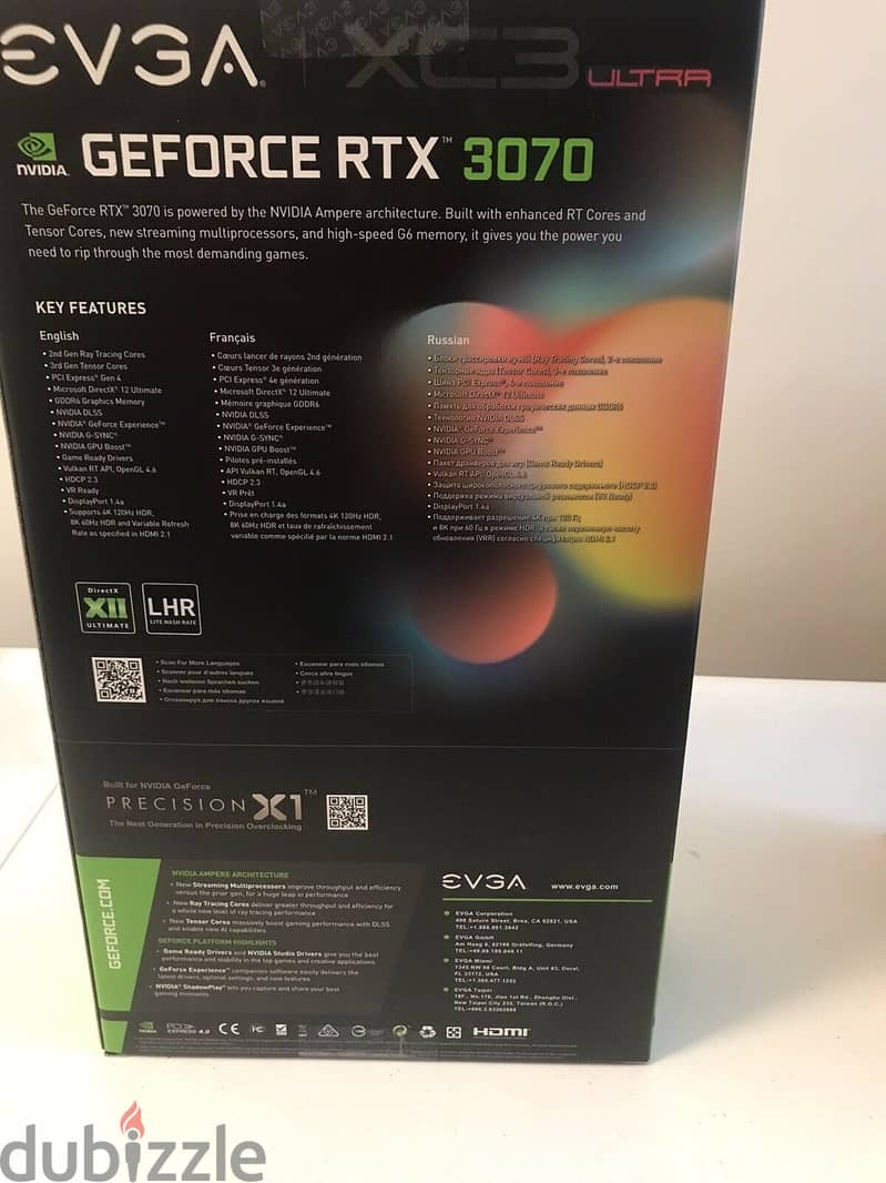 NEW STOCK EVGA GeForce RTX 3070 XC3 Ultra Gaming 8GB GDDR6 1