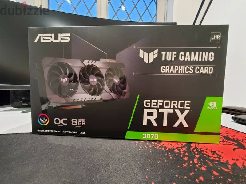 NEW STOCK ASUS TUF Gaming NVIDIA GeForce RTX 3070 OC EDITION LHR 0