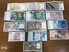 For sale 20 kd assorted/different banknotes
