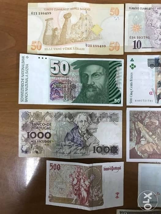 For sale 20 kd assorted/different banknotes 1