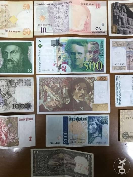 For sale 20 kd assorted/different banknotes 2
