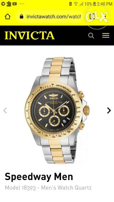 Used Invicta originIal watch on sale 35kd only 4