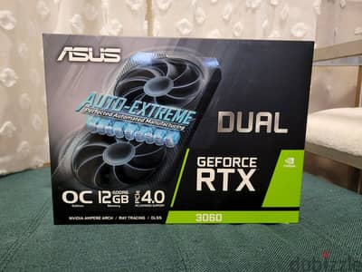 BRAND NEW ASUS GeForce RTX 3060 12GB GDDR6 PCI E 4.0