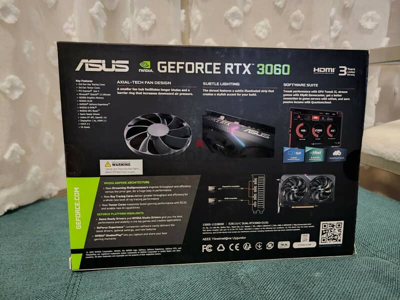 BRAND NEW ASUS GeForce RTX 3060 12GB GDDR6 PCI E 4.0 3