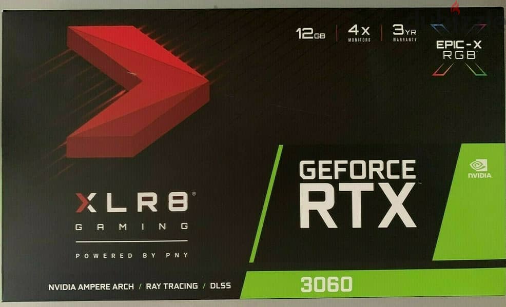 BRAND NEW PNY GeForce RTX 3060 XLR8 Gaming REVEL EPIC-X RGB 0