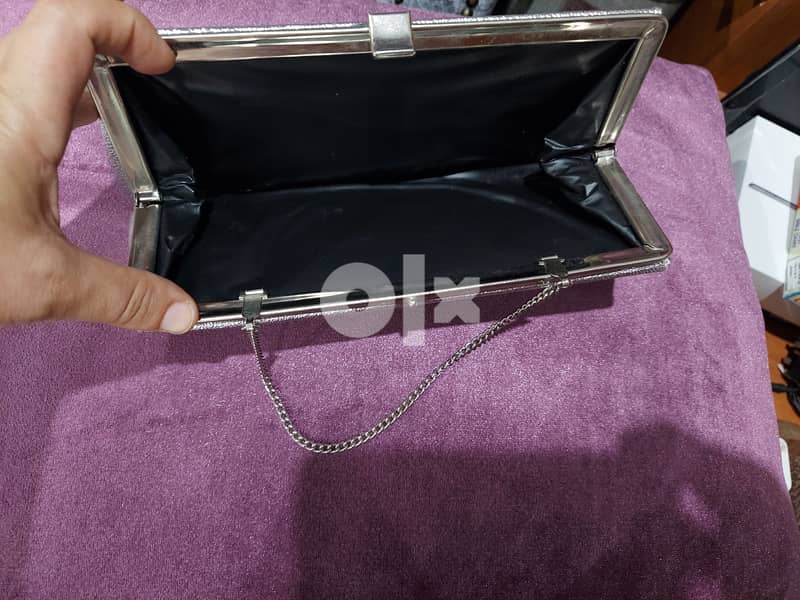 silver bag in good condition 2